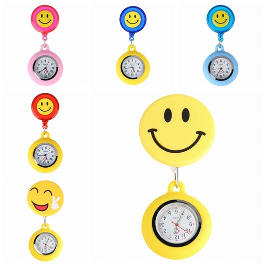Nurse Watches Fashion Yellow Cute Smiling Clip-on
