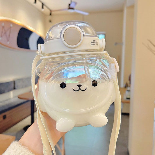 Cute  Panda Leak Proof Waterbottle Water Bottles